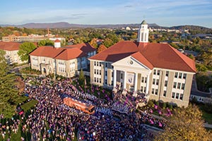 显示社交媒体图标的手机